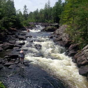 Madawaska River Canoe Trip - Day 2 Rapids               